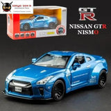 KIDAMI 1:32 AMG Nissan GTR benz alloy car model toys for children diecast car toy gift sports MINI AUTO