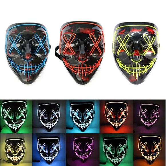 LED Neon Auto Decorative Light Mask