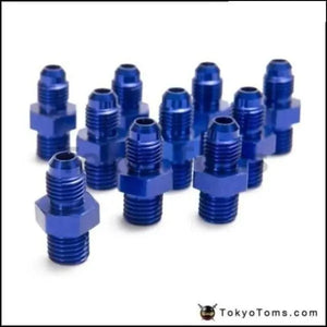 10PCS/LOT AN4 To M12*1.5 Straight Male Oil Cooler  Fuel Oil Hose Fitting Adapter AN4-01M1215