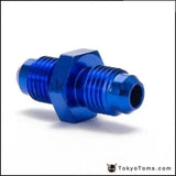 10PCS/LOT Blue Anodized Lightweight Finish -4 AN Male Flare to -4 AN Male Flare Union Fitting Adapters Stra AN4-AN4