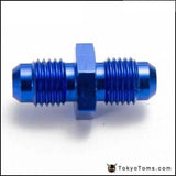 10PCS/LOT Blue Anodized Lightweight Finish -4 AN Male Flare to -4 AN Male Flare Union Fitting Adapters Stra AN4-AN4