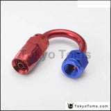 10PCS/LOT Degree Fuel Oil Fitting Aluminum Oil Cooler Hose End Adaptor Universal AN4-180A