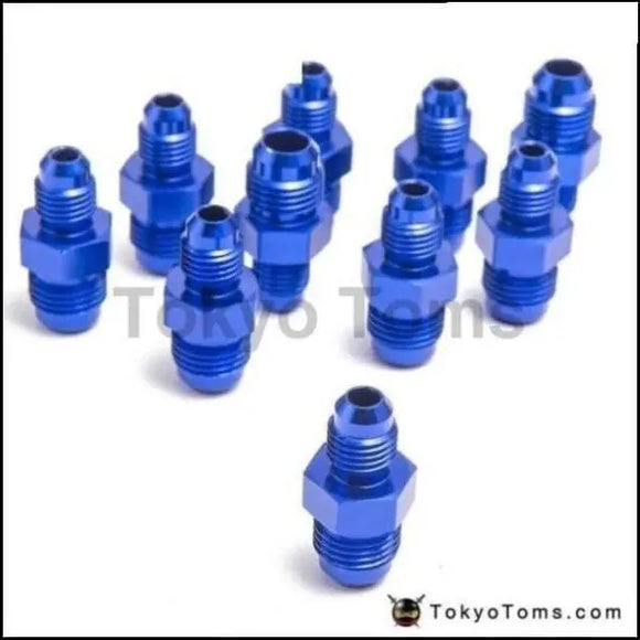 10PCS/LOT Oil cooler fitting AN4-AN6 fitting for braided stainless steel hose (blue,H Q) TK-FITTING AN4-AN6