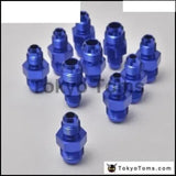 10PCS/LOT Oil cooler fitting AN4-AN6 fitting for braided stainless steel hose (blue,H Q) TK-FITTING AN4-AN6