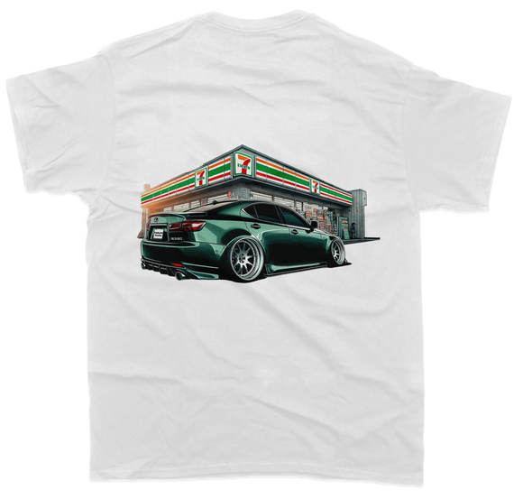 Lexus 7Eleven (Rear) T-Shirt - Unisex - Car Enthusiast - Drifting Drag JDM