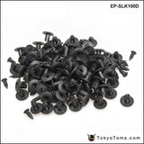 100Pcs/Lot 8Mm Car Universal Mixed Door Trunk Rack Bumper Expansion Screw Threaded Nail PlaSTIc Interior Clip