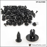 100Pcs/Lot 8Mm Car Universal Mixed Door Trunk Rack Bumper Expansion Screw Threaded Nail PlaSTIc Interior Clip