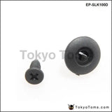 100Pcs/Lot 8Mm Car Universal Mixed Door Trunk Rack Bumper Expansion Screw Threaded Nail PlaSTIc Interior Clip