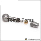 Stainless Steel Banjo Eye Brake Hose Fitting - 2Pcs/Lot An-3 10Mm 28 Degree - - Tokyo Tom's