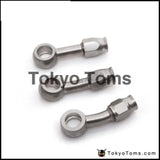 Stainless Steel Banjo Eye Brake Hose Fitting - 2Pcs/Lot An-3 10Mm 28 Degree - - Tokyo Tom's