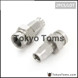 Stainless Steel Straight Brake Swivel Hose Ends Fittings - 2Pcs/Lot An -3 Hose To M10X1.0 - - Tokyo Tom's