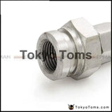 Stainless Steel Straight Brake Swivel Hose Ends Fittings - 2Pcs/Lot An -3 Hose To M10X1.0 - - Tokyo Tom's