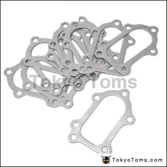 10Pcs/Lot For Toyota Celica Gt4 Mr2 Ct26 3S-Gte Aluminum Graphite Turbo To Downpipe Gasket