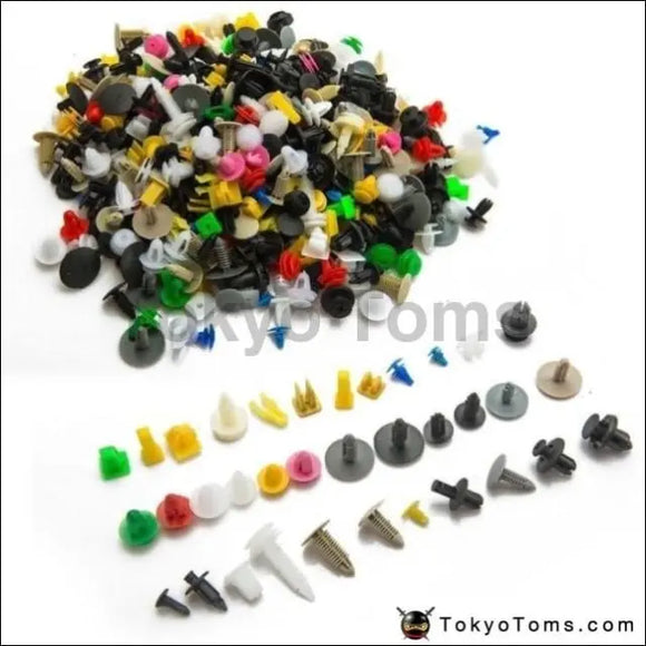 500Pcs/Lot Mixed Car Rivet Fastener Push Door Panel Trim For All Car Car Door Bumper Feeder - Tokyo Tom's