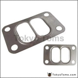 10Pcs/Lot T3 T34 T35 T38 Twin Entry Divided Turbo Manifold Turbine Inlet Gasket 304 Stainless Steel