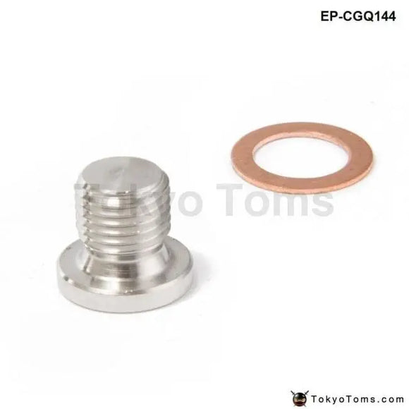 M12 X 1.25Mm Oxygen O2 Lambda Sensor Blanking Exhaust Plug Cap Fits Motorcycles And Cars - Tokyo Tom's