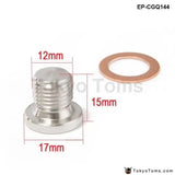 M12 X 1.25Mm Oxygen O2 Lambda Sensor Blanking Exhaust Plug Cap Fits Motorcycles And Cars - Tokyo Tom's