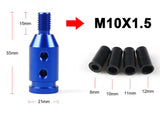 Universal Gear Shift Knob Adapter For M10x1.5/M12x1.25 Thread