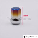 M12x1.5 Stainless Steel Roasted Blue Rays Lug Nuts Wheel Nuts Spline Wheel Lock Nut - Tokyo Tom's