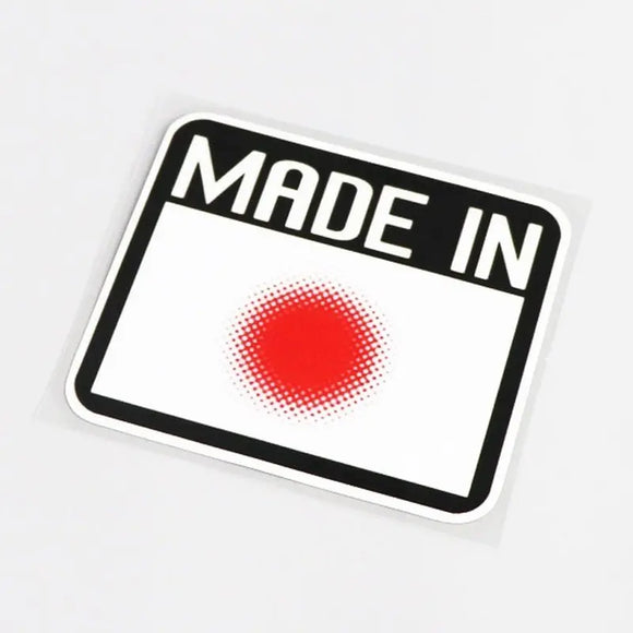 MADE IN Japan Flag Sticker - Tokyo Tom's