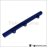 Mitsubishi EVO123 Aluminium Billet Top Feed Injector Fuel Rail Turbo Kit Blue High Quality - Tokyo Tom's