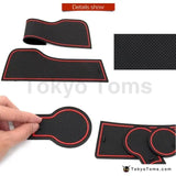 Mitsubishi Lancer 2008 - 2016 Rallyart EVO X Anti-Slip Gate Slot Mat Rubber Cup