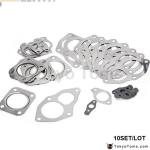 Mitsubishi Td04 Td05 Turbo Gasket Set Outlet Inlet Oil Drain 4Pcs*10Pcs Turbo Gasket - Tokyo Tom's