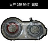 NISSAN GTR R35 LED Tail Lamp  GT-R R5 - Year: 2007-UP - Chrome Housing SN