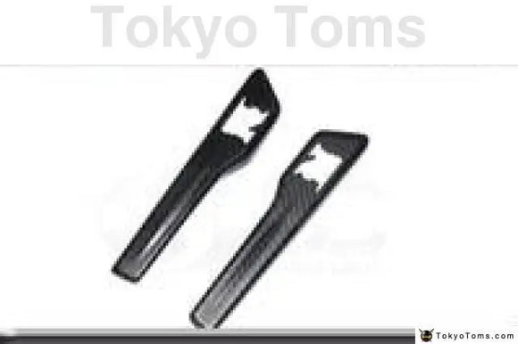 New Dry Carbon Fiber Matte Finish Twill Weave Fender Vent Emblem Fit For 15-17 GTR R35 R-35 GTR OEM Front Fender Emblem Cover