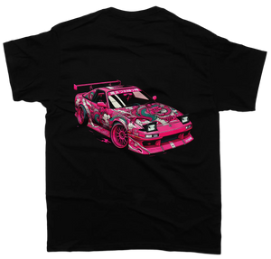 Nissan 180SX Pink Dragon T-Shirt - Unisex - Car Enthusiast - Drifting Drag JDM