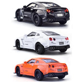 Nissan GTR Alloy Diecast 1:32 Model Mini Car Sound Light Pull back