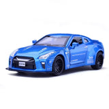 Nissan GTR Alloy Diecast 1:32 Model Mini Car Sound Light Pull back