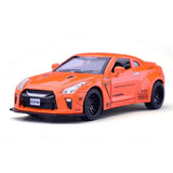 Nissan GTR Alloy Diecast 1:32 Model Mini Car Sound Light Pull back