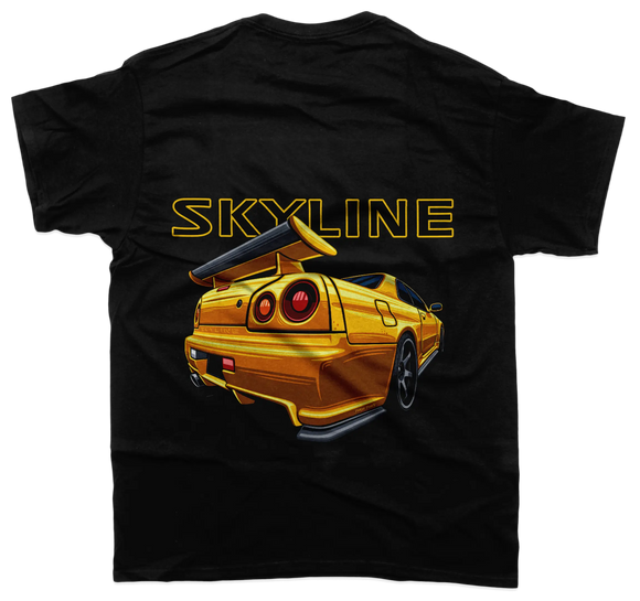 Nissan GTR R34 T-Shirt - Unisex  - Car Enthusiast - Drifting Drag JDM