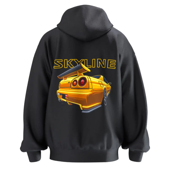 Nissan GTR R34  - Unisex Hoodie - Car Enthusiast - Drifting Drag JDM