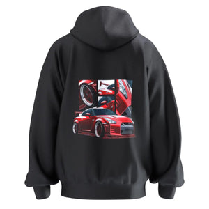 Nissan GTR R35  - Unisex Hoodie - Car Enthusiast - Drifting Drag JDM