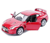 Nissan GTR R35 cars 2 open door model 1:36 scale alloy pull back