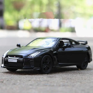 Nissan GTR pull back retro car toy 1:36 scale high imitation alloy model car,matte