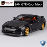 Nissan GTR(R35) 370Z POLICE Diecast 1:24 Model Car Toy New In Box