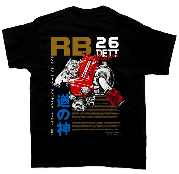 Nissan RB26 DETT - Unisex T-Shirt - Car Enthusiast - Drifting Drag JDM - Tokyo Tom's