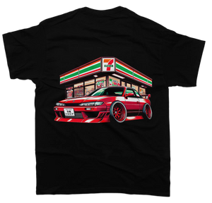 Nissan Silvia S14 - 7Eleven T-Shirt - Unisex - Car Enthusiast - Drifting Drag JDM