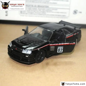 Nissan Skyline Gt-R (R34) Diecast Metal Car Model 1:32 Scale Car - Fast & Furious 2002