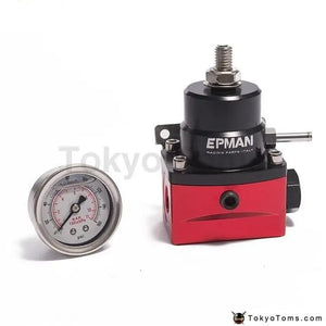 Racing Car Universal Adjustable Fuel Pressure Regulator (With Gauge /No With ) For BMW E39 5-Series (2000-) - Tokyo Tom's