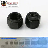 2Pcs 8-An An8 Anodized Aluminum Adapter Female Flare Cap /Plug/ Nut Fitting Bk