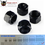 4Pcs Anodized Aluminum 16-An An16 Adapter Female Flare Cap /Plug/ Nut Fitting Bk