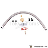 Oil Feed Return line T3 T4 T70 T66 T04E oil cooled Turbocharger Turbo  Hose Oil Feed + Oil Return Line Hose Kit - Tokyo Tom's