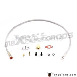 Oil Feed Return line T3 T4 T70 T66 T04E oil cooled Turbocharger Turbo  Hose Oil Feed + Oil Return Line Hose Kit - Tokyo Tom's