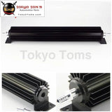 18" Inch Aluminum Finned Transmission Single Pass Oil Cooler W/ Oil Line Hose Bk