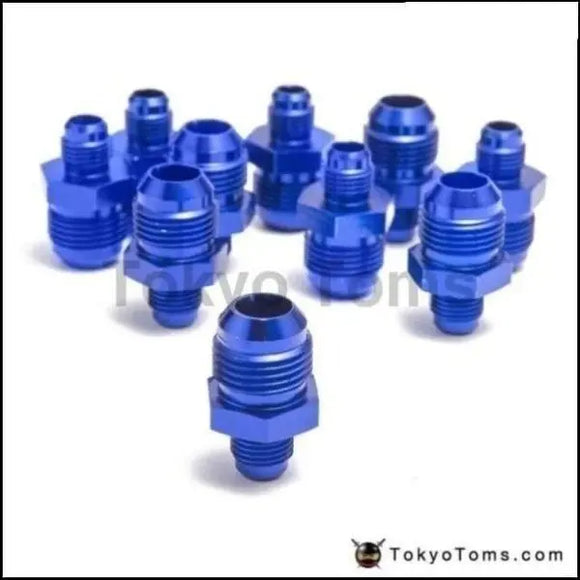 10PCS/LOT Hose End Fitting/ Oil cooler fitting  AN6-AN10 for BRAIDED HOSE FUEL OIL WATER  (blue,H Q) TK-FITTING AN6-AN10