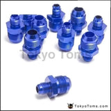 10PCS/LOT Hose End Fitting/ Oil cooler fitting  AN6-AN10 for BRAIDED HOSE FUEL OIL WATER  (blue,H Q) TK-FITTING AN6-AN10